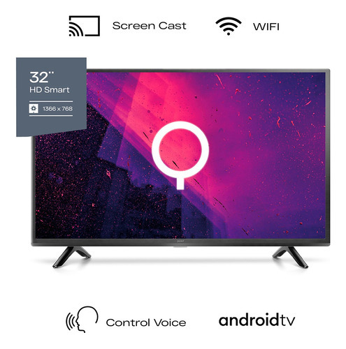 Imagen 3 de 5 de Smart Tv Quint 32 Pulgadas Qt2-32android Hd Android