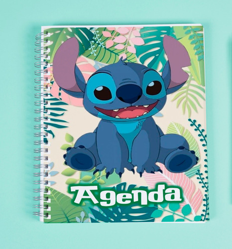 Agenda Lilo & Stitch 2024 Personalizada Pasta Dura 