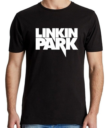 Camiseta Do Linkin Park Camisa De Rock Manga Curta