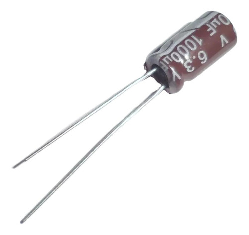 Imagen 1 de 3 de Capacitor Condensador 1000uf, 6.3v, 105ºc Pack(4 Unidades)