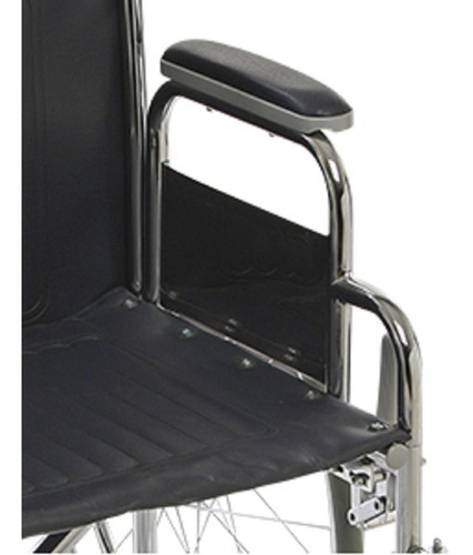 Imagen 3 de 8 de Silla De Ruedas Plegable Reforzada Obesos Silfab S3011a