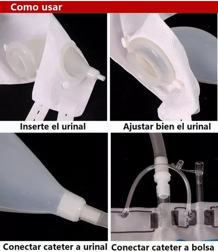 Silicona Bolsa Para Orinar Reutilizable 2000ml Para Hombre