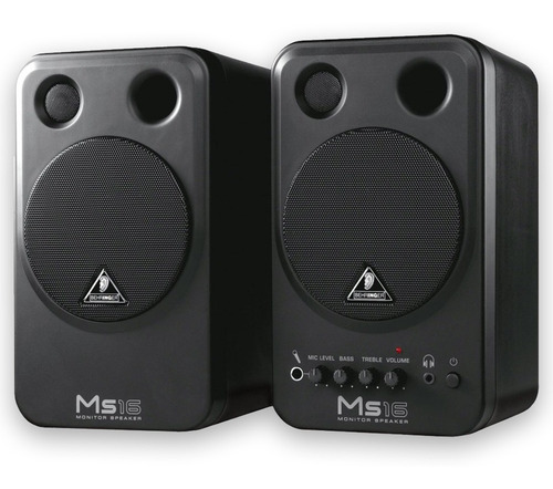 Behringer Ms16 Monitor Home Estudio Kit X 2