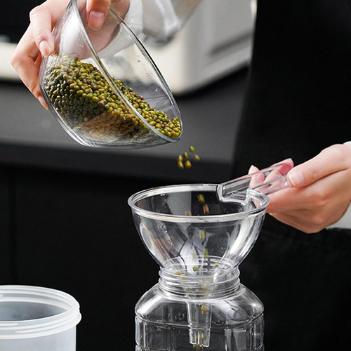Embudo De Alimentos Con Filtro, Embudo De Cocina Para Llenar