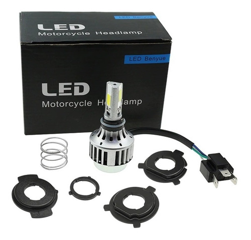 Kit Lampara Led H4 Moto Alta Baja 24w 3000lm No Xenon 