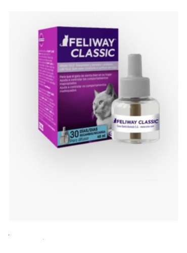 Feliway Classic Repuesto 48 Ml Feromonas Gato/ Boxcatchile