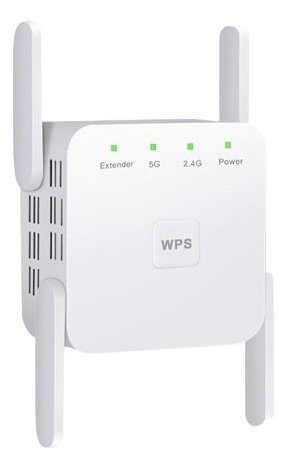 Repetidor Wifi Señal 2.4 Y 5g 1200 Mbps Internet 4 Antena
