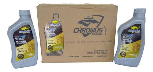 Caja De Aceite Chronus 5w-30 Full Sintetico 