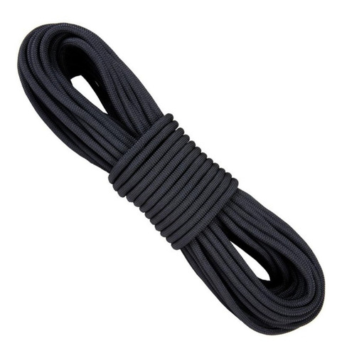 Cuerda, Soga 11mm X 20m Nylon Tactica, Negra,rescate