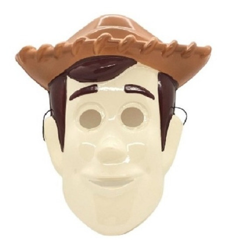 Imagen 1 de 2 de Mascara Careta Woody Plastico Rigido Duro Toy Story