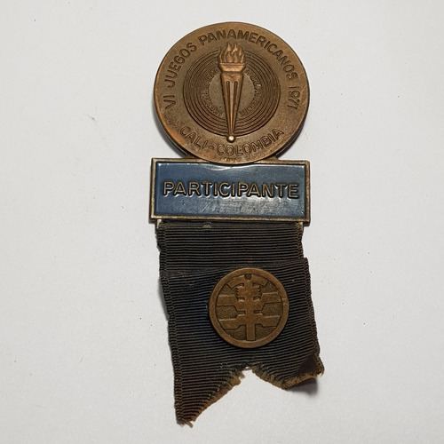 Antigua Medalla Bin Juegos Panamericanos 1971 Mag 60556
