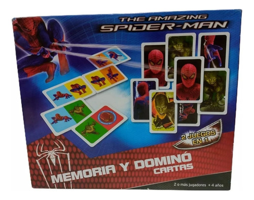 Domino Y Memoria En Cartas Spider-man Toyco 12035 Srj