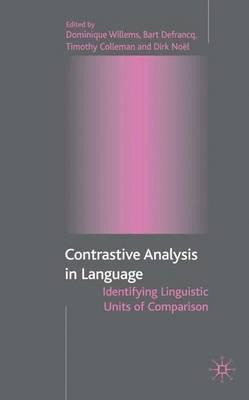 Libro Contrastive Analysis In Language : Identifying Ling...