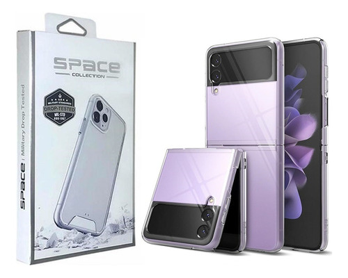 Case Space Transparente Para Samsung Galaxy Z Flip 4