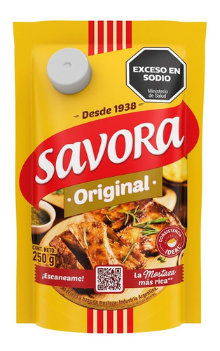 Savora Mostaza Original Doypack X 250 Gr