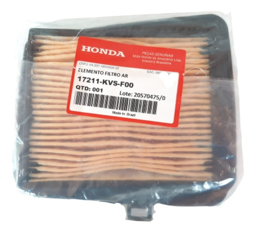 Filtro Ar Titan 160 Fan 160 Start 160 Cg 150* Original Honda