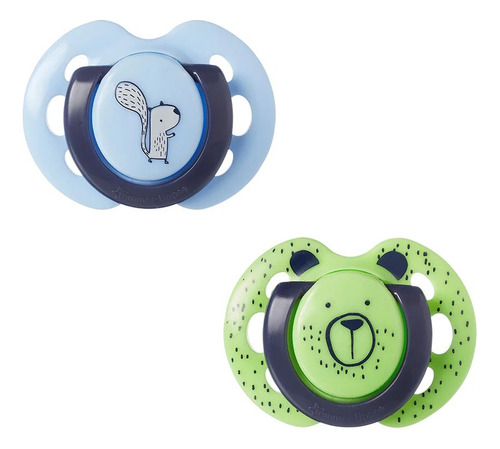 Chupete De Silicona Tommee Tippee Fun Friends De 0 A 6 Meses