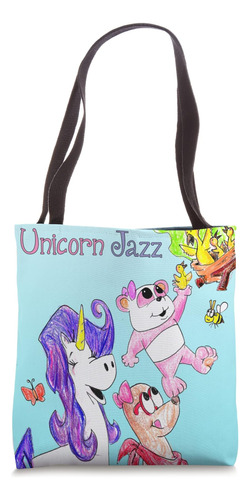 Unicorn Jazz - Ayuda Y Retribuye Con Panda Em Bolsa De Tela