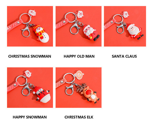 Llavero Navideño Para Coche, Mochila Escolar, Accesorios Pe