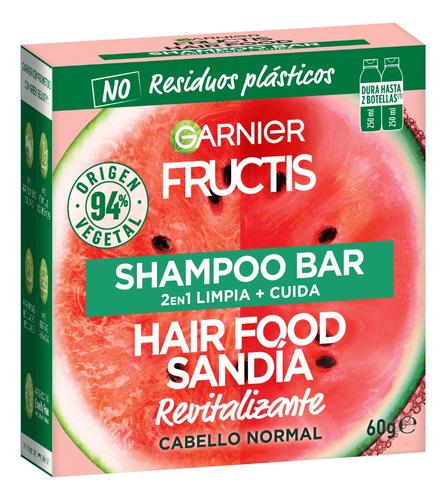 Shampoo En Barra Sandia Garnier