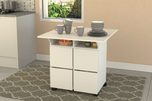 Imagen 5 de 7 de Mesa 4 Personas Pisos Multifuncional Cocina Diario Comedor