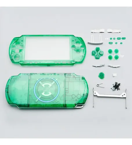 Psp3000 Shell Kit W/buttons-green | MercadoLibre