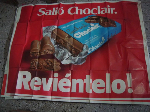 Afiche Orig De Calle Chocolate Choclair Suchard 145x110