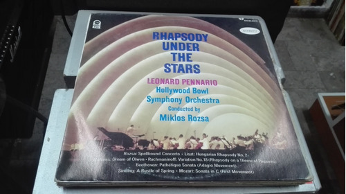 Lp Rhapsody Under The Stars Acetato,long Play