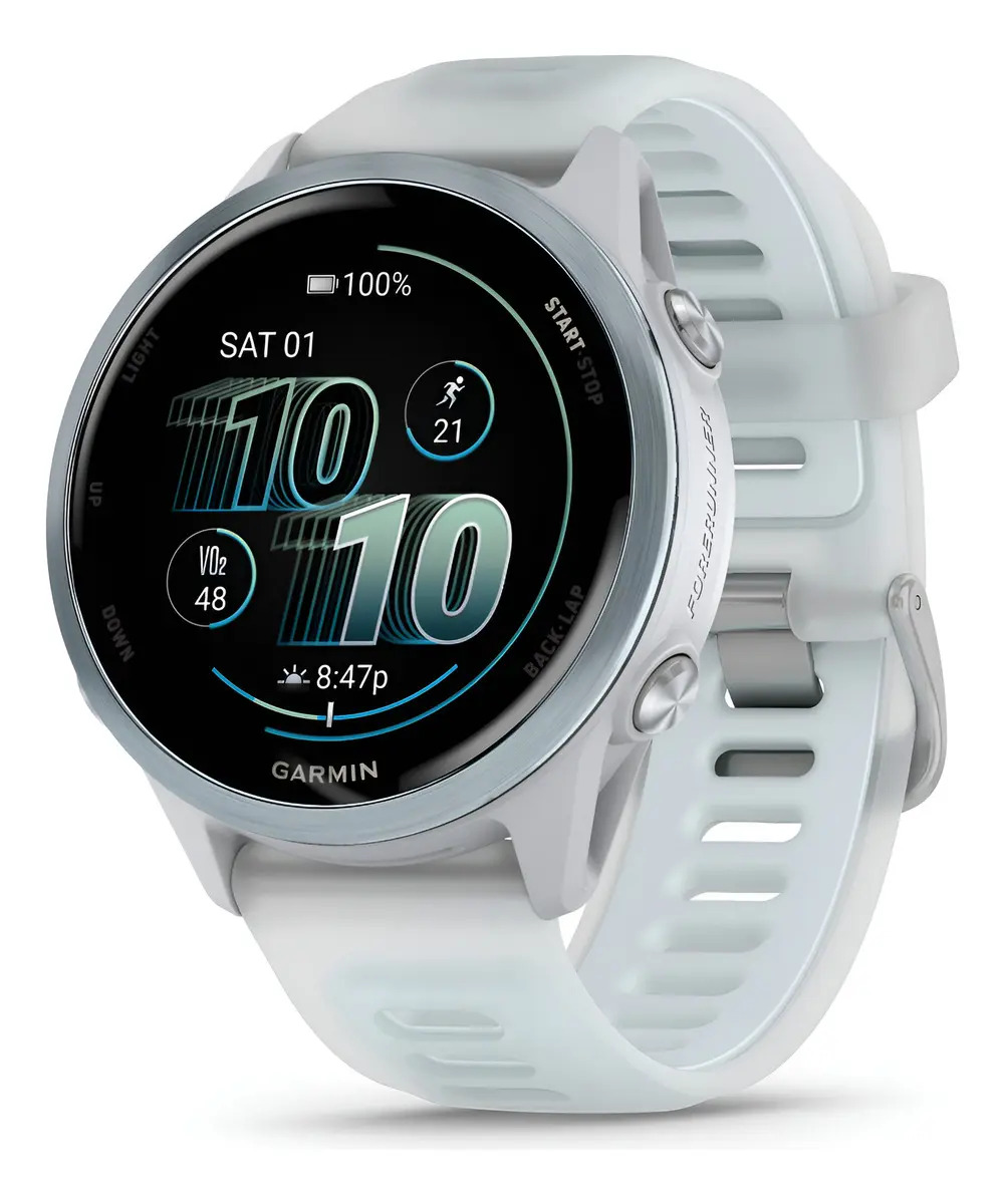 Reloj Garmin Forerunner 570 42mm, Wifi, Gps, Amoled Blanco Blanco Deportivo Blanco Blanco