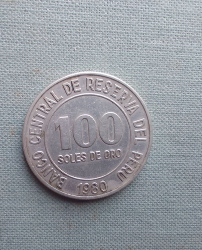 Moneda Perú 100 Soles De Oro 1980