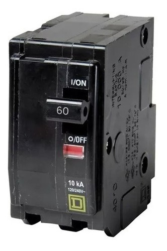 Interruptor Termomagético 2p 60a Qo260 Schneider