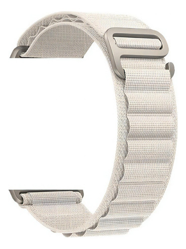 Pulseira Alpina Compatível Smartwatch Microwear-u9 Ultra 9 Cor Branco 42 ao 49mm