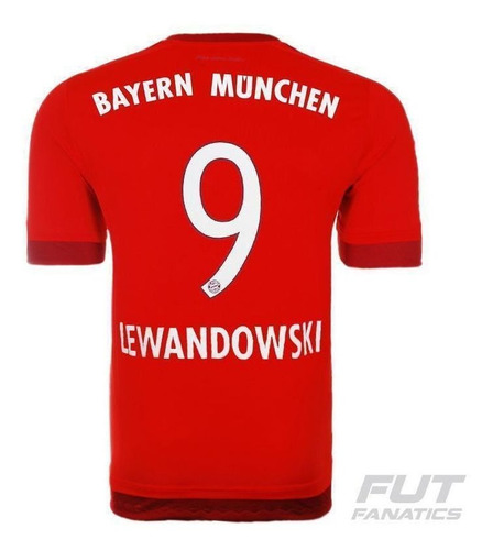 Camisa adidas Bayern Home 2016 9 Lewandowski - Futfanatics