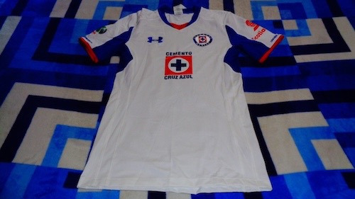 Cruz Azul Jersey Match Worn Pinto Liga Mx Alternativa