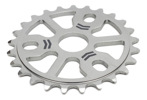 Imagen 2 de 3 de Plato Bmx Haro Forum Lite 25t Plateado Gris Linea Pro Bmx