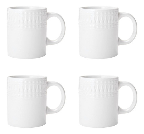 Set Vajilla Pfaltzgraff Cassandra 16pz Blanco