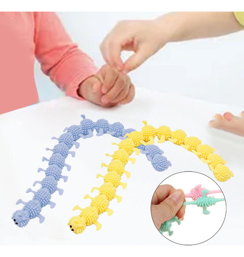 2 Piezas Caterpillar Fidget Juguete Relajante Calmante