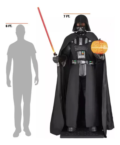 Darth Vader 188cm Anima Luz, Sonido Y Movimiento Star Wars