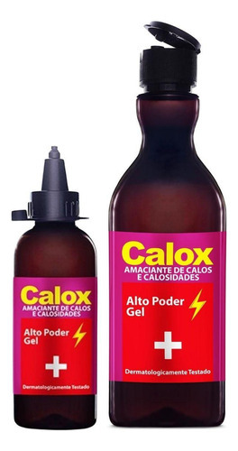 Kit Calox Gel Alto Poder Amaciante Calosidades Spa Dos Pés