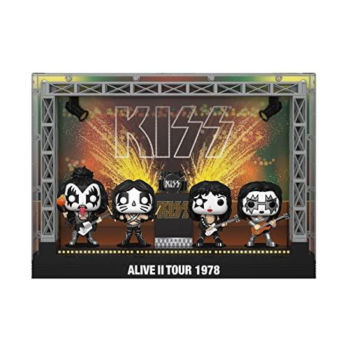Set 4 Funko Pop! Moment Deluxe: Kiss Alive Ii Tour 1978