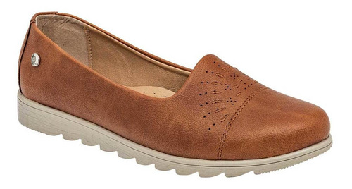 Mora Confort Mujer Zapato Color Camel Cod 117910-1