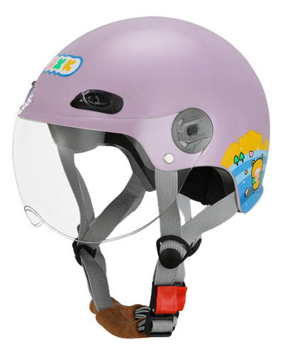 Casco De Moto, Para Niños, Dibujos Animados, Ligero