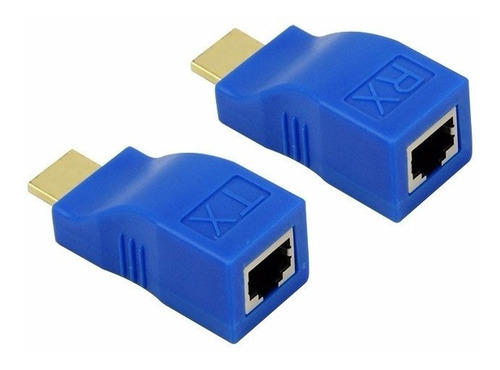 Adaptador Extensor Hdmi 4k Cabo Rede Pc Projetor Receptor Tv