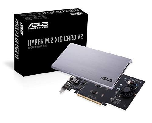 Asus Hyper M.2 X16 Pcie 3.0 X4 Expansion Card V2 Supports 4