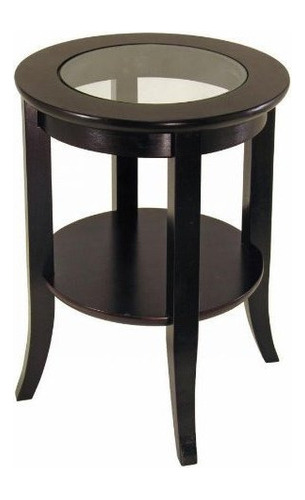 Winsome Wood Genoa End Table Espresso