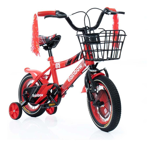 Bicicleta Infantil Rainbow Rodado 12 Inflable