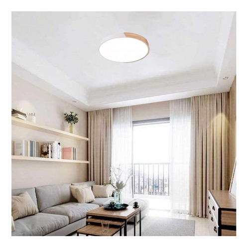 Imagen 5 de 6 de Lámpara led de pared, techo Serlux Panel LED Redondo Cerchio 18W color blanco 220V-240V por 1 unidad