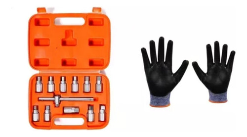 Juego De Extractor De Tapones De Carter 12pc + Guantes Antic