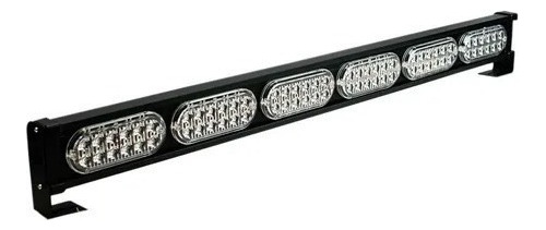 Barra Led 6 Modulos De 12 Led Total 72 Leds Estrobo Bicolor