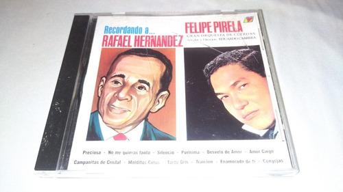 Felipe Pirela Recordando A Rafael Hernández Cd Boleros